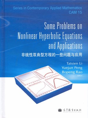 cover image of Some Problems on Nonlinear Hyperbolic Equations and Applications (CAM-15)